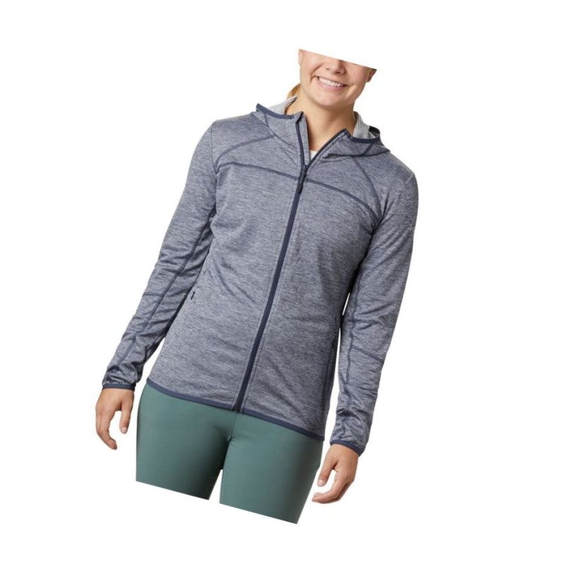 Columbia Baker Valley Hooded Fleece Mont Kadın Lacivert | 60139-XEWR
