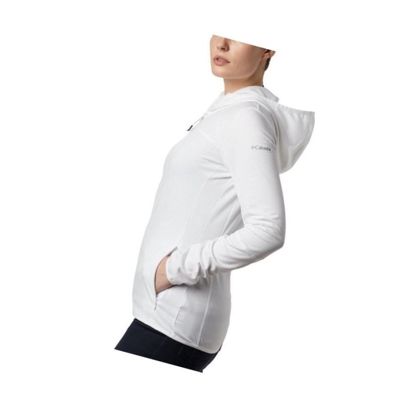Columbia Baker Valley Hooded Fleece Mont Kadın Beyaz | 93526-MVYE
