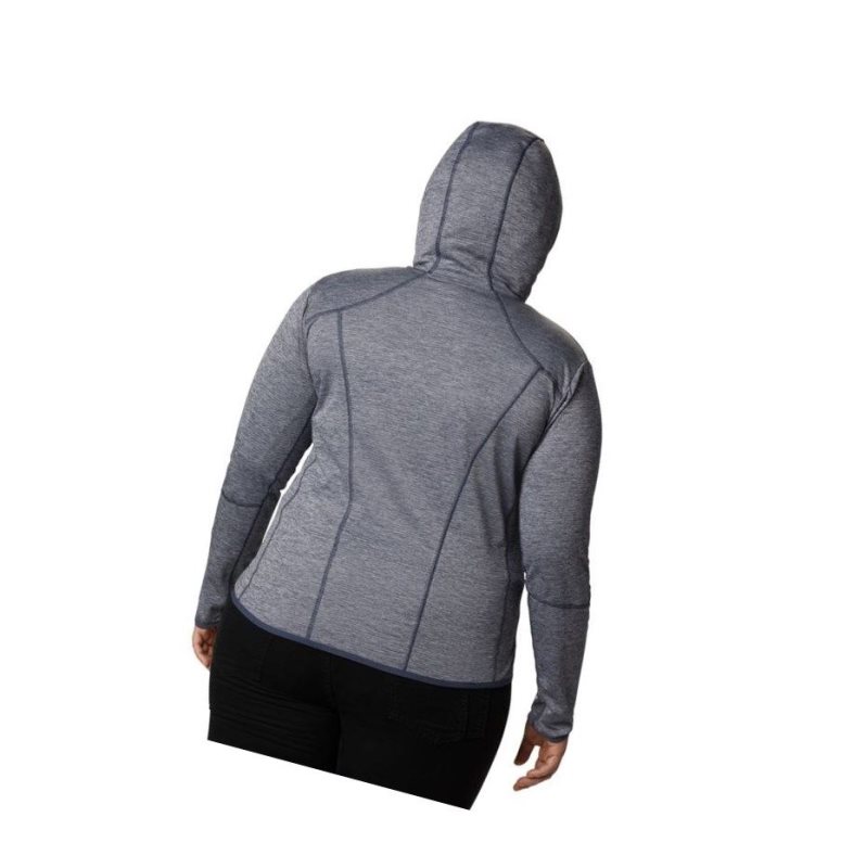 Columbia Baker Valley Hooded Fleece Mont Kadın Lacivert | 36945-ATEY