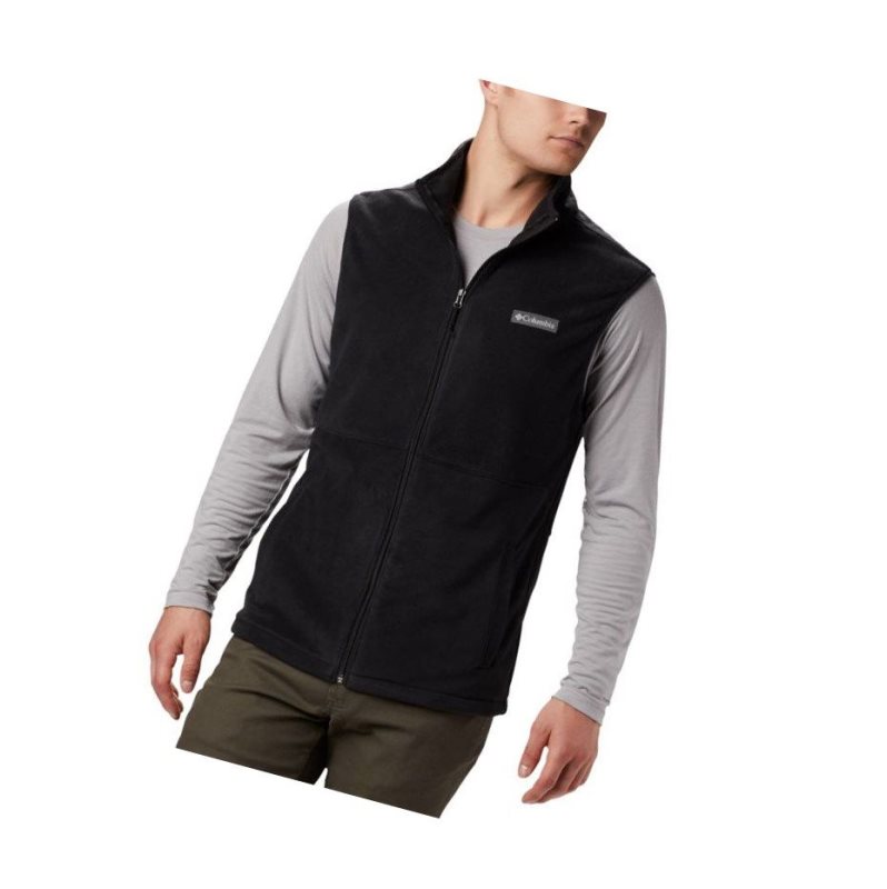 Columbia Basin Trail Fleece Big Yelek Erkek Siyah | 58470-LQFH