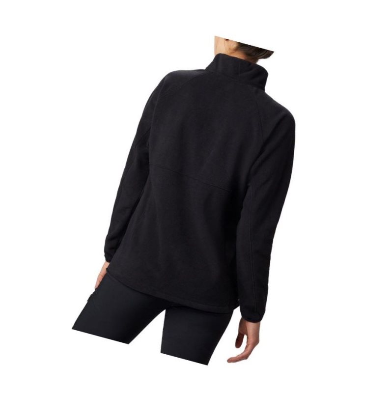Columbia Basin Trail Fleece Full Zip Top Mont Kadın Siyah | 65947-IMDN