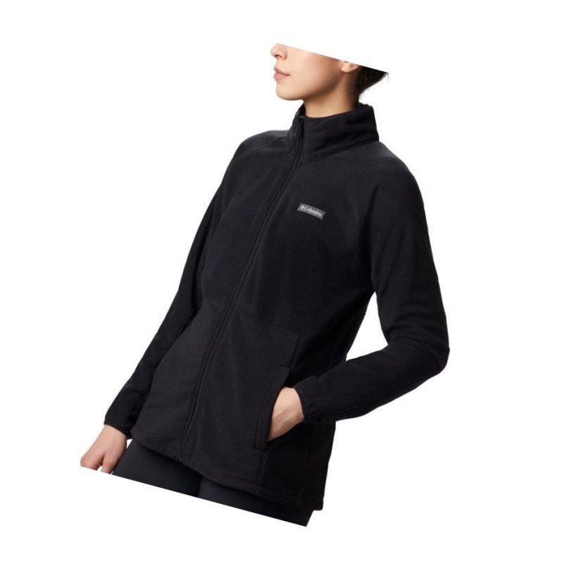 Columbia Basin Trail Fleece Full Zip Top Mont Kadın Siyah | 65947-IMDN