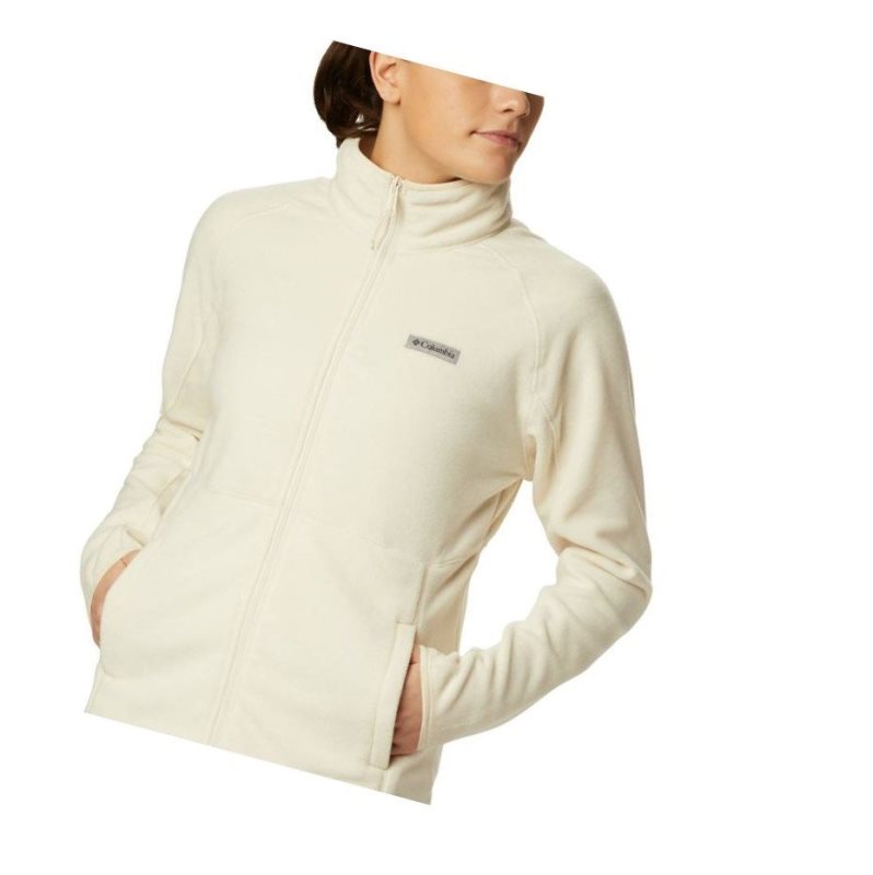 Columbia Basin Trail Fleece Full Zip Top Mont Kadın Krema | 85304-LOWM