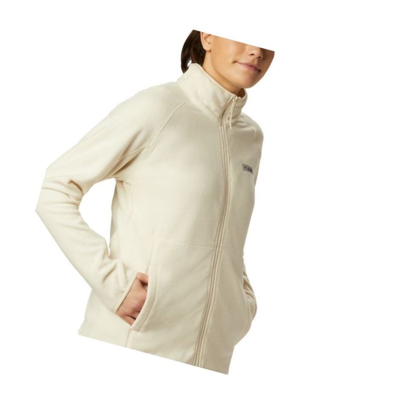 Columbia Basin Trail Fleece Full Zip Top Mont Kadın Krema | 85304-LOWM