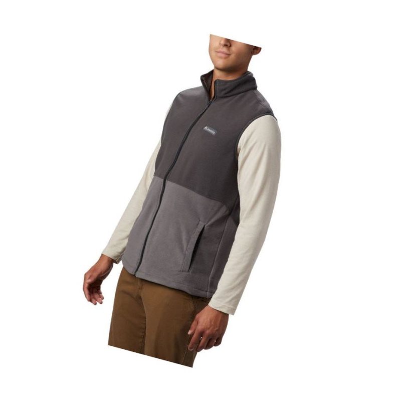 Columbia Basin Trail Fleece Tall Yelek Erkek Gri | 16328-LOMP