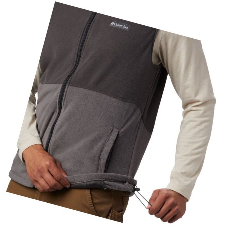 Columbia Basin Trail Fleece Tall Yelek Erkek Gri | 16328-LOMP