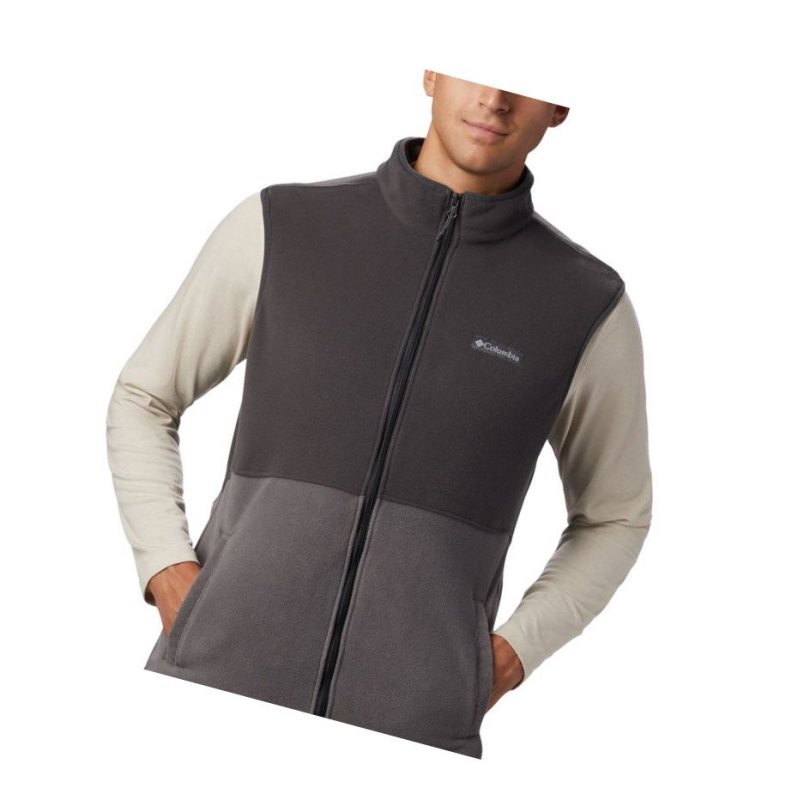 Columbia Basin Trail Fleece Tall Yelek Erkek Gri | 16328-LOMP