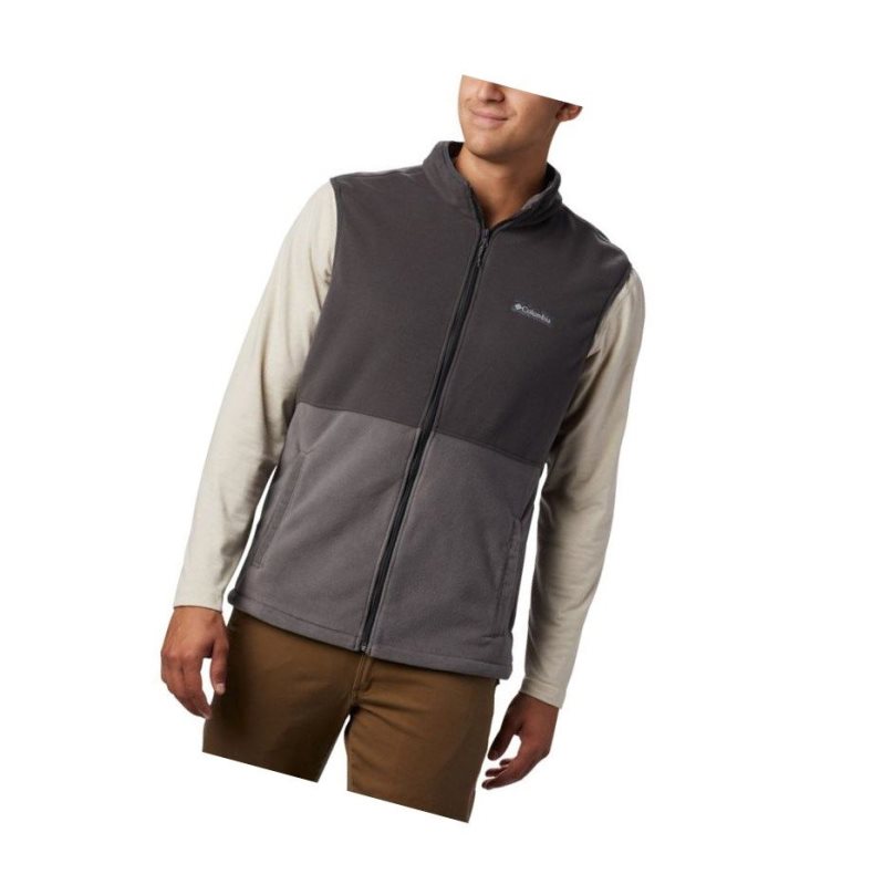 Columbia Basin Trail Fleece Tall Yelek Erkek Gri | 16328-LOMP
