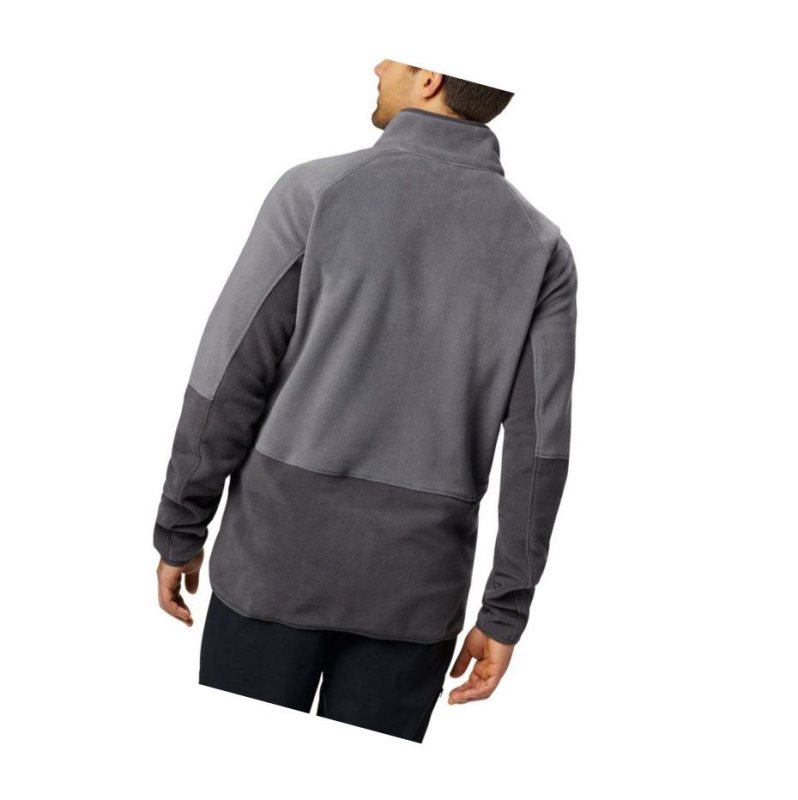Columbia Basin Trail Full Zip Fleece Tall Mont Erkek Koyu Gri | 38215-SLHK
