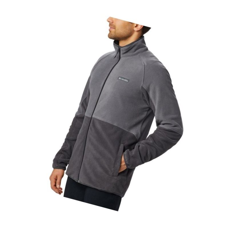 Columbia Basin Trail Full Zip Fleece Tall Mont Erkek Koyu Gri | 38215-SLHK