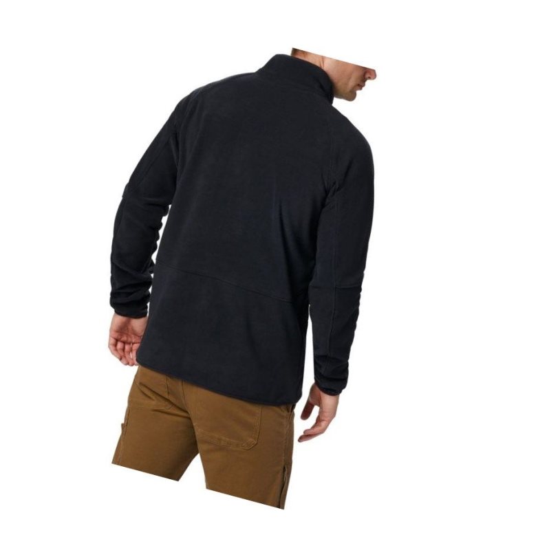 Columbia Basin Trail Full Zip Fleece Tall Mont Erkek Siyah | 87452-GLPR