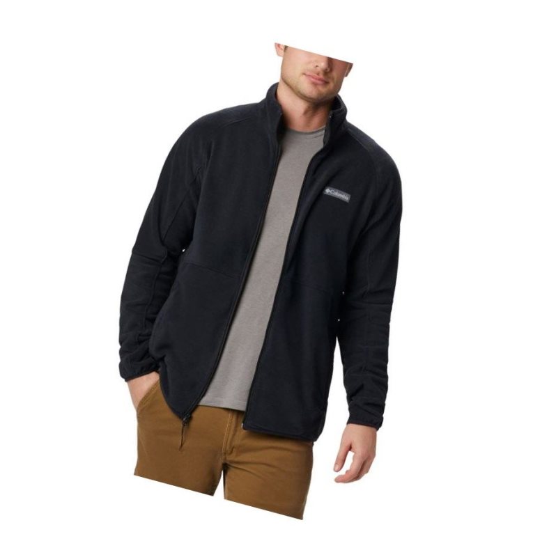 Columbia Basin Trail Full Zip Fleece Tall Mont Erkek Siyah | 87452-GLPR