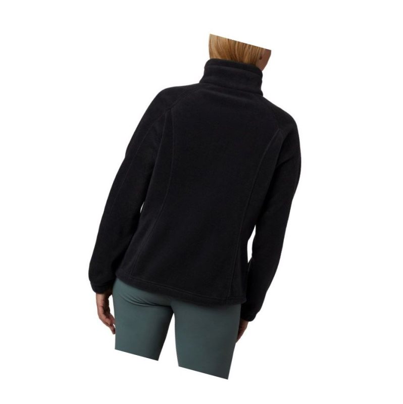 Columbia Benton Springs Full Zip Fleece Petite Mont Kadın Siyah | 97201-SCNL