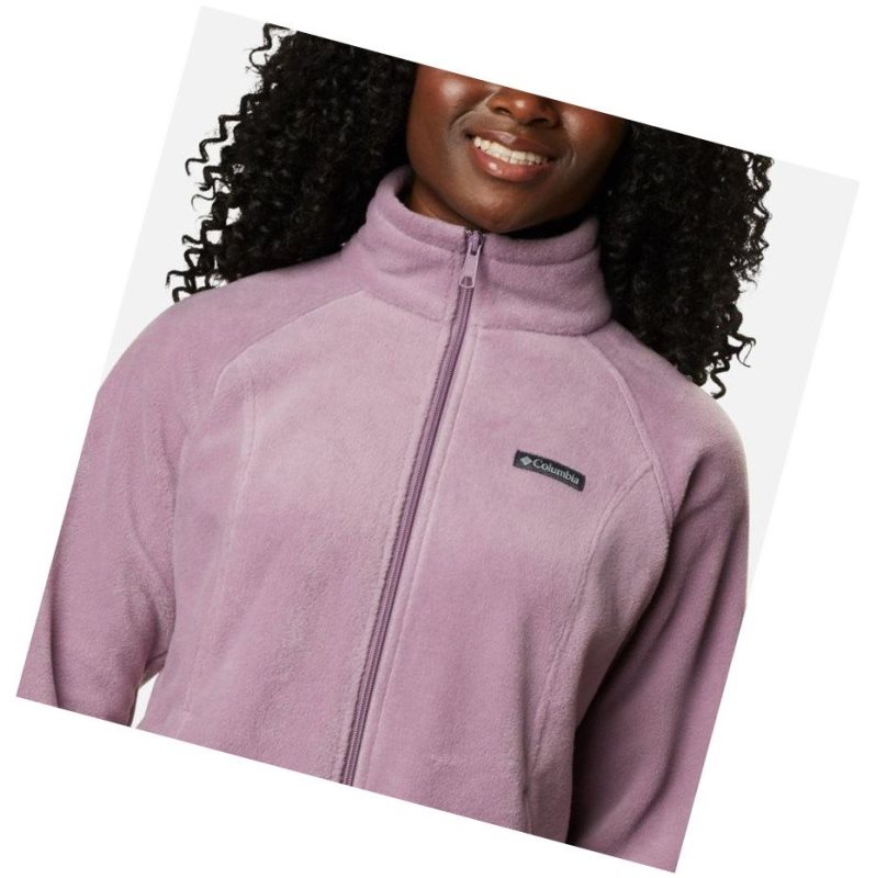 Columbia Benton Springs Full Zip Fleece Mont Kadın Mor | 71924-DNYL