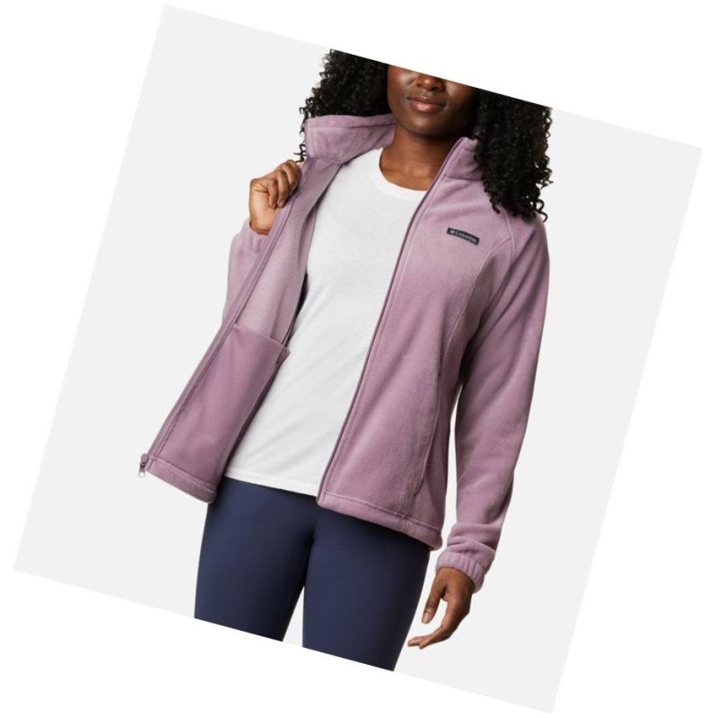 Columbia Benton Springs Full Zip Fleece Mont Kadın Mor | 71924-DNYL
