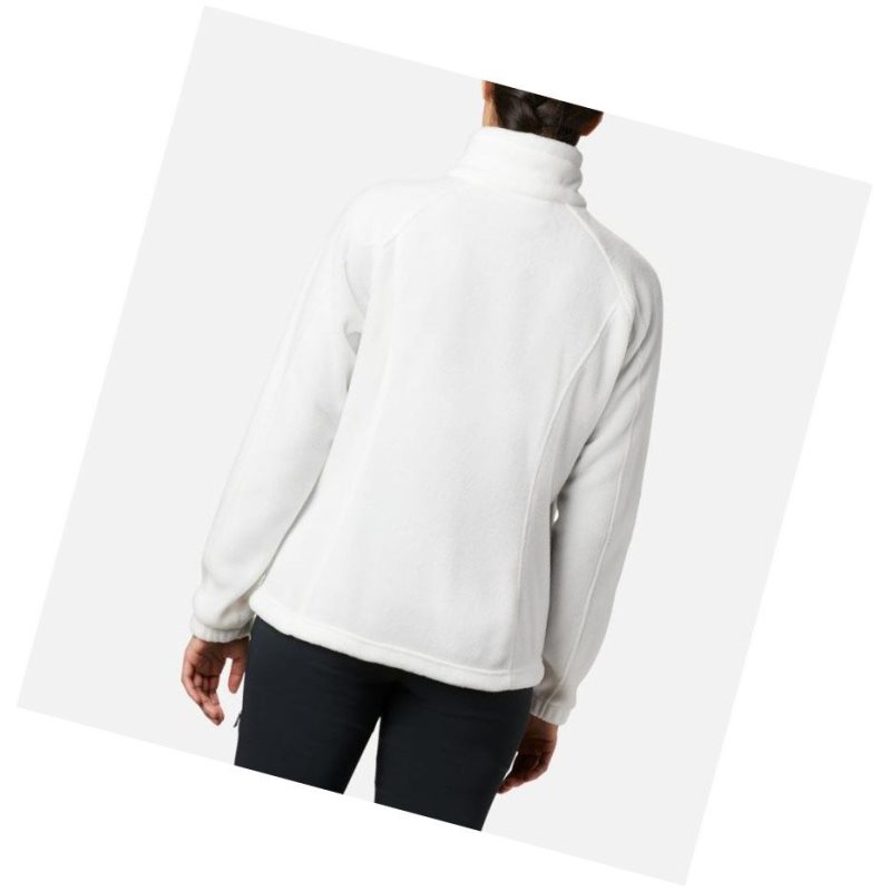 Columbia Benton Springs Full Zip Fleece Mont Kadın Krema | 68934-YEFV