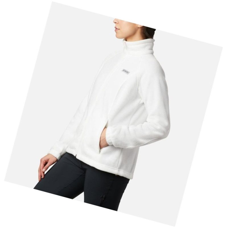 Columbia Benton Springs Full Zip Fleece Mont Kadın Krema | 68934-YEFV