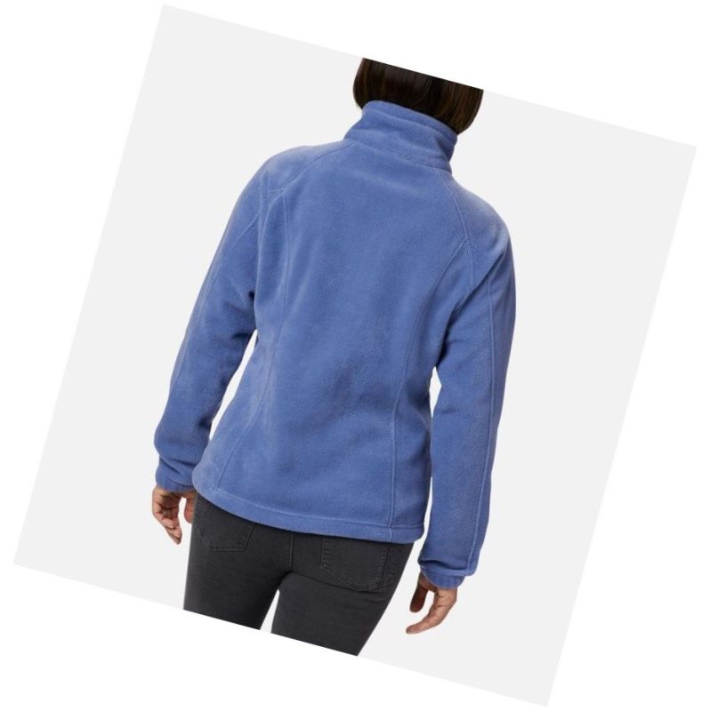 Columbia Benton Springs Full Zip Fleece Mont Kadın Mavi | 63412-NQVT