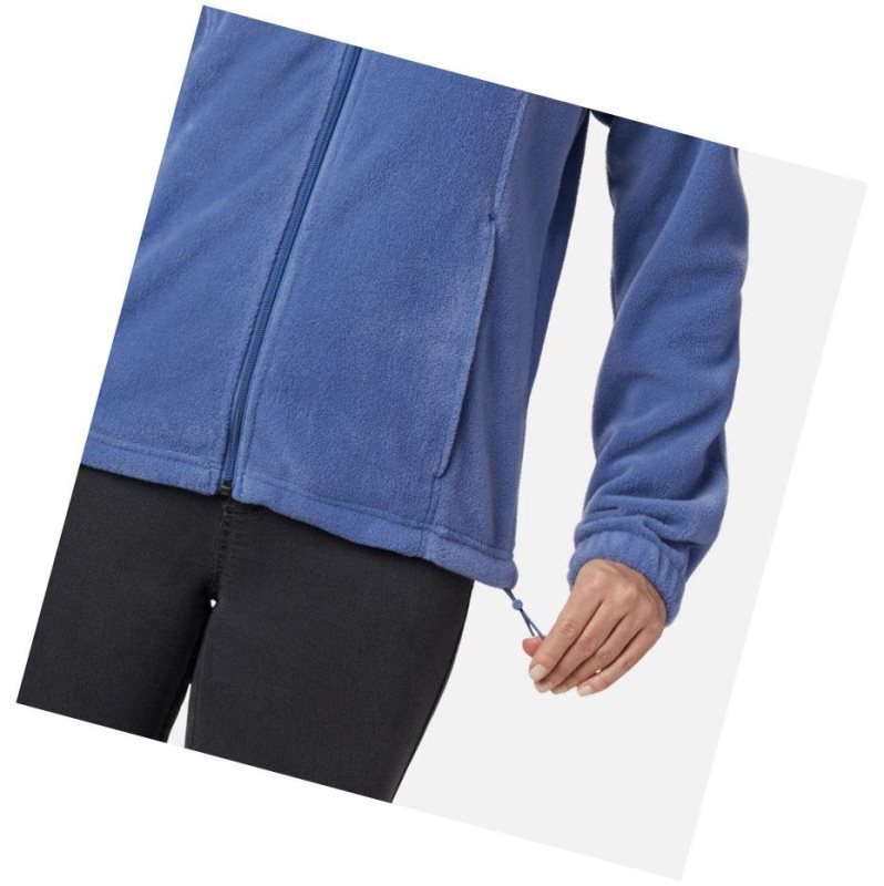 Columbia Benton Springs Full Zip Fleece Mont Kadın Mavi | 63412-NQVT