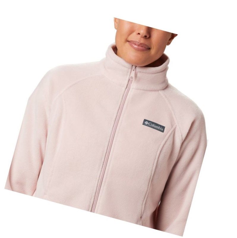Columbia Benton Springs Full Zip Fleece Mont Kadın Pembe | 95381-POBY