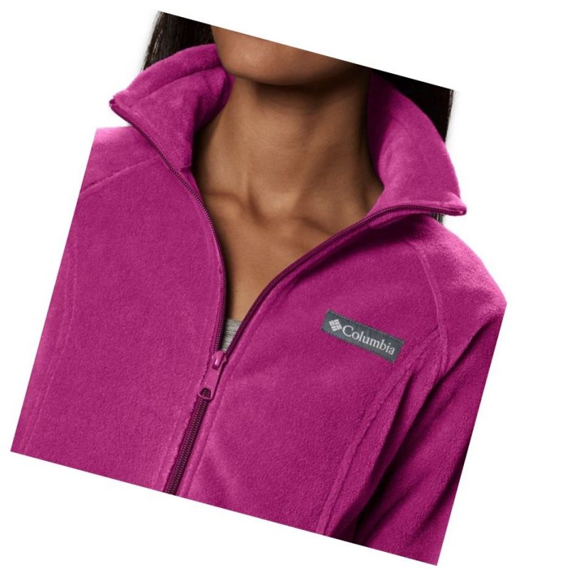 Columbia Benton Springs Full Zip Fleece Mont Kadın Küpe Çiçeği | 57128-NYDA