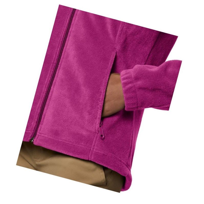 Columbia Benton Springs Full Zip Fleece Mont Kadın Küpe Çiçeği | 57128-NYDA