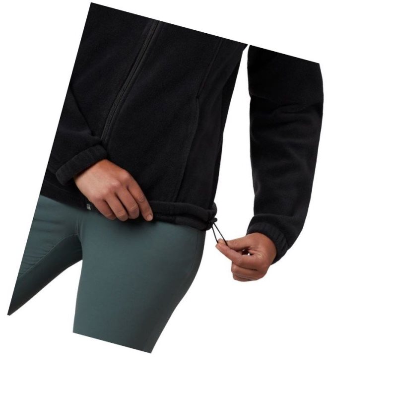 Columbia Benton Springs Full Zip Fleece Mont Kadın Siyah | 52718-EDGK