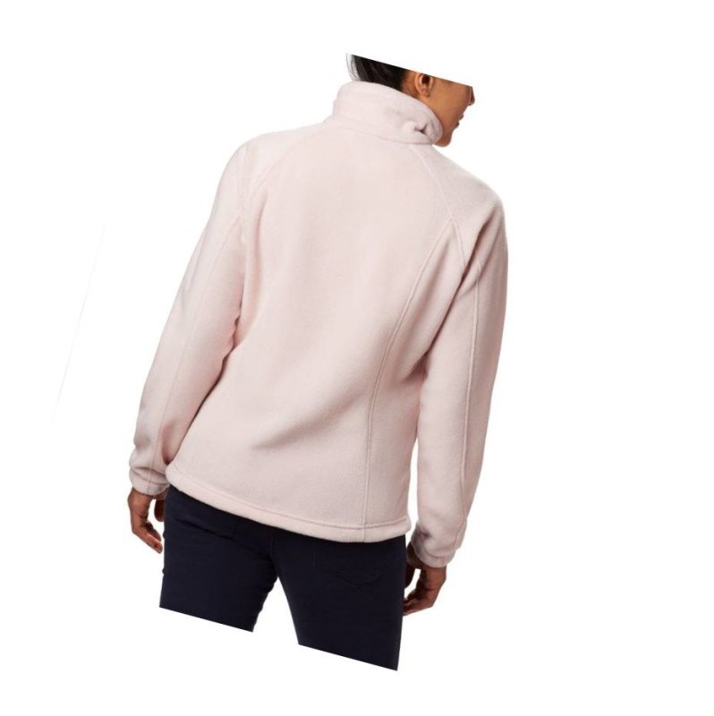 Columbia Benton Springs Full Zip Fleece Petite Mont Kadın Pembe | 34058-GZHI