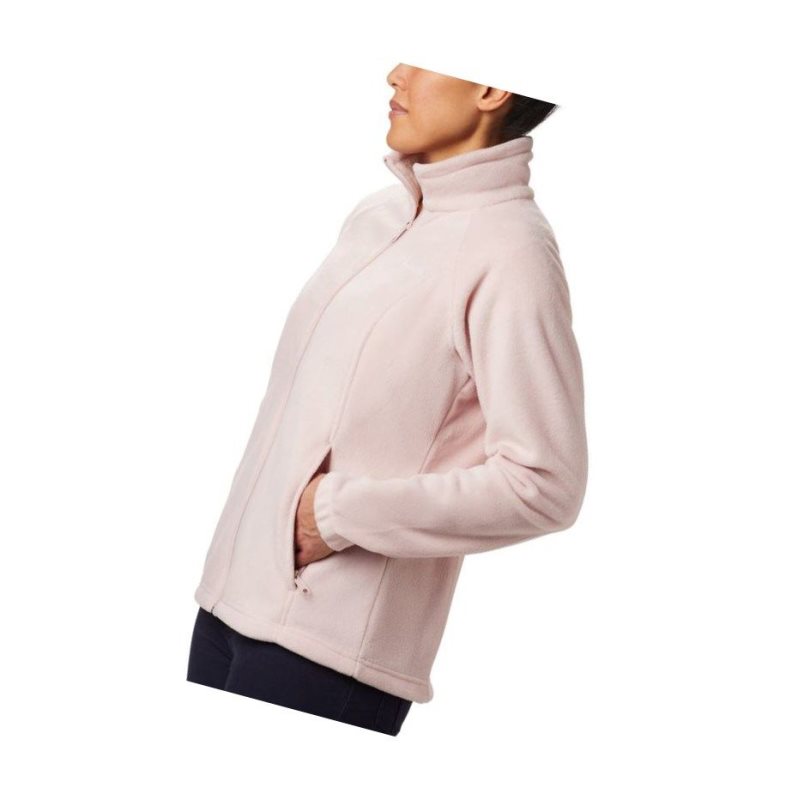 Columbia Benton Springs Full Zip Fleece Petite Mont Kadın Pembe | 34058-GZHI