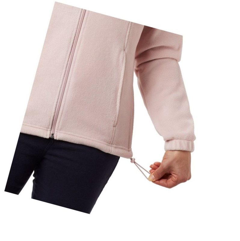 Columbia Benton Springs Full Zip Fleece Petite Mont Kadın Pembe | 34058-GZHI