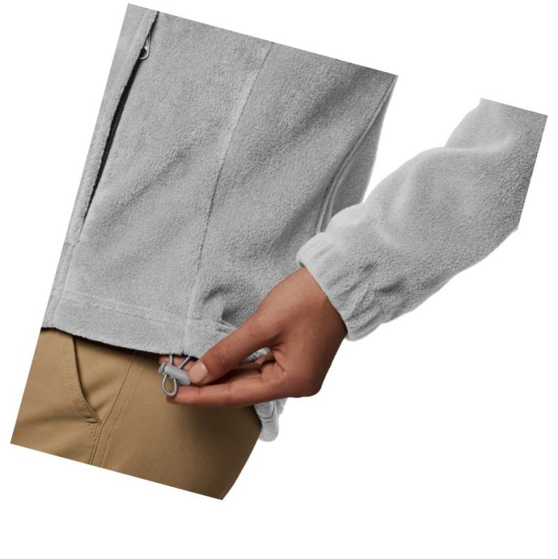 Columbia Benton Springs Full Zip Fleece Petite Mont Kadın Gri | 30459-IGOH