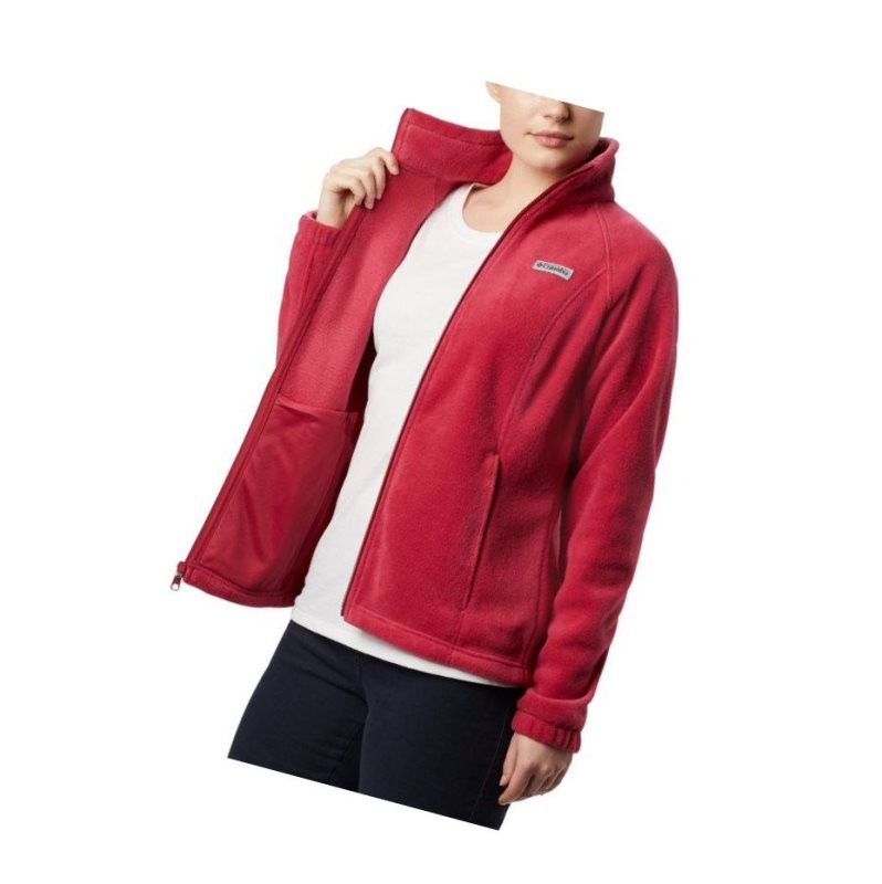 Columbia Benton Springs Full Zip Fleece Mont Kadın Kırmızı Mor | 09784-QWPB