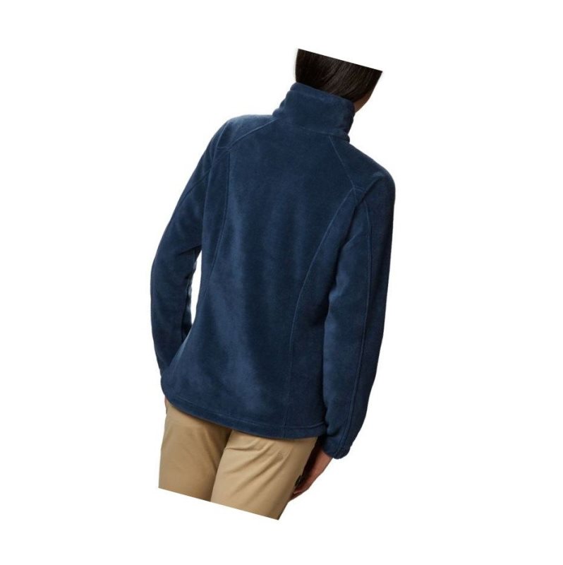 Columbia Benton Springs Full Zip Fleece Mont Kadın Lacivert | 07632-XYJB
