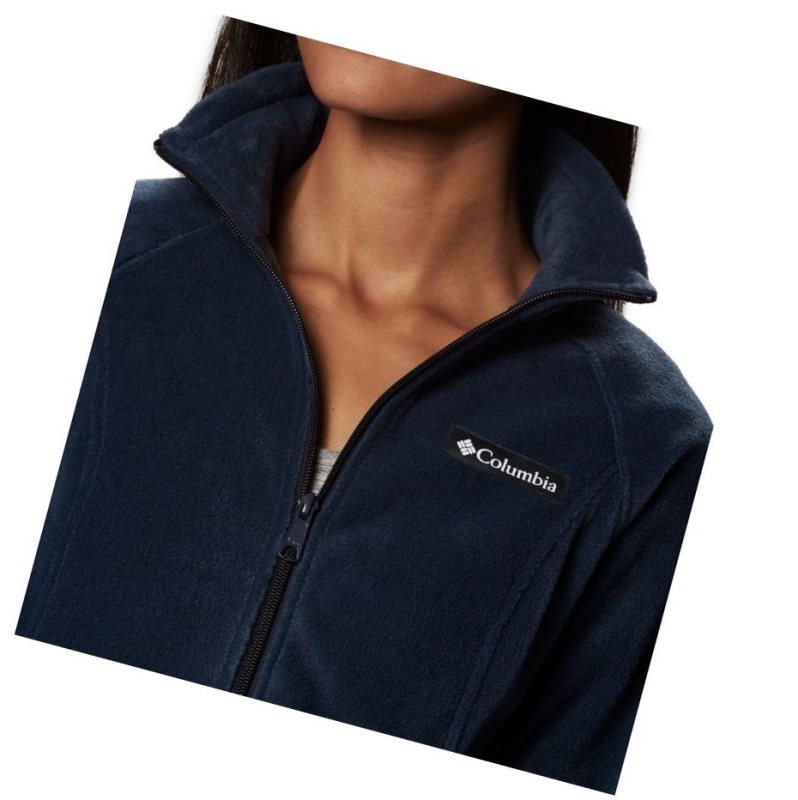 Columbia Benton Springs Full Zip Fleece Mont Kadın Lacivert | 07632-XYJB