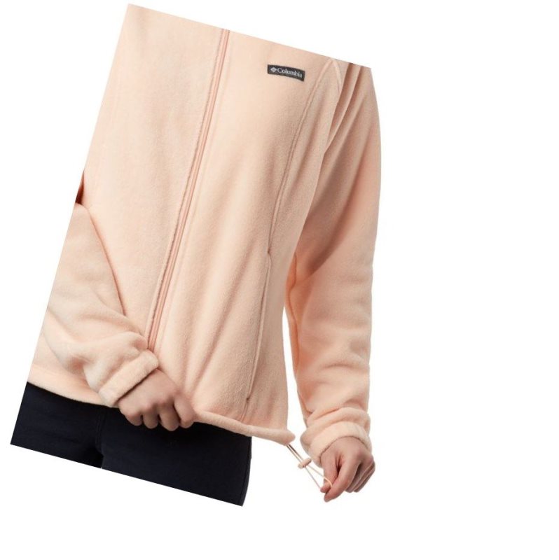 Columbia Benton Springs Full Zip Fleece Mont Kadın Pembe | 86274-XDNH