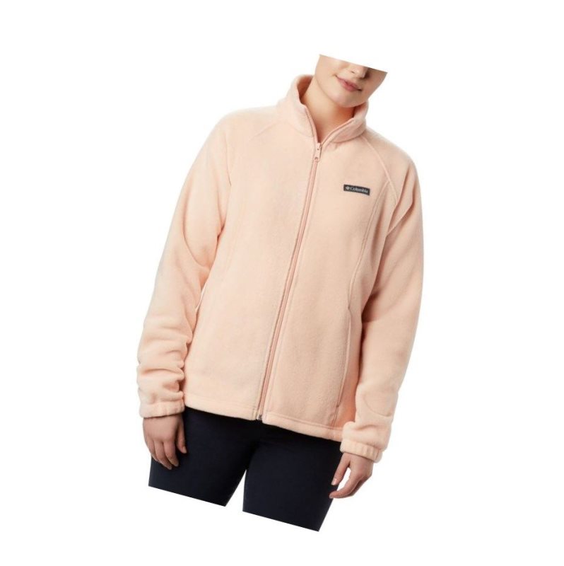 Columbia Benton Springs Full Zip Fleece Mont Kadın Pembe | 86274-XDNH