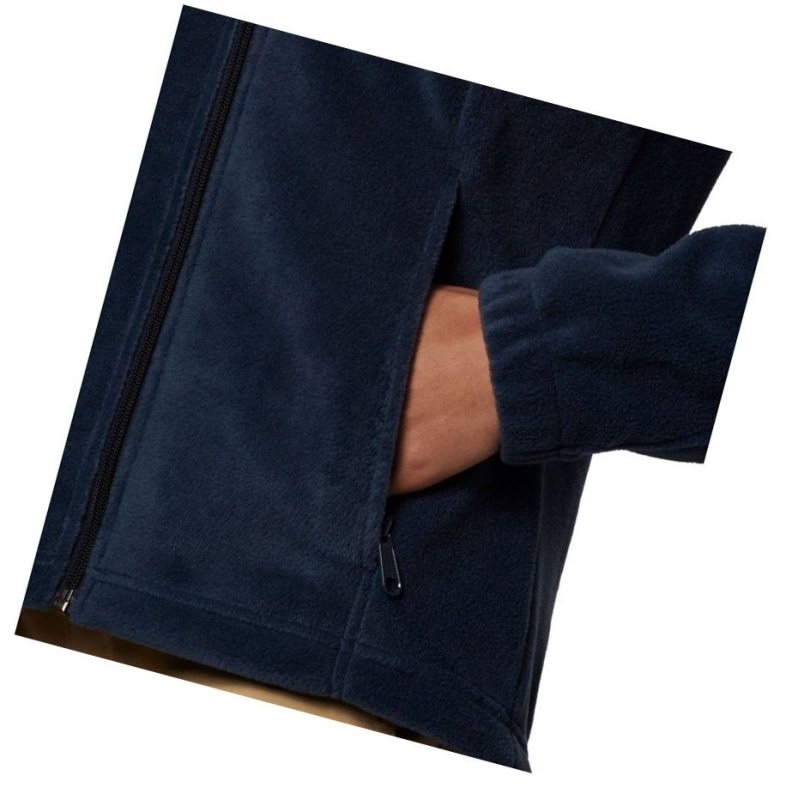 Columbia Benton Springs Full Zip Fleece Petite Mont Kadın Lacivert | 97561-NJCD