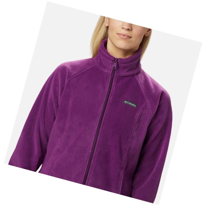 Columbia Benton Springs Full Zip Fleece Mont Kadın Kahverengi | 85263-KMTZ