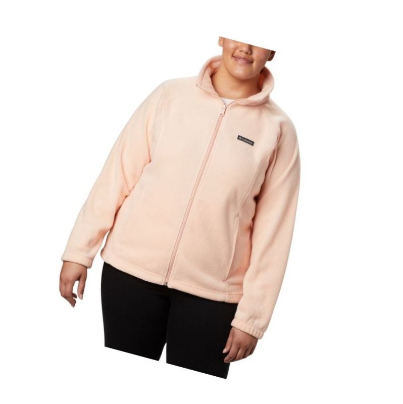 Columbia Benton Springs Full Zip Plus Size Mont Kadın Pembe | 81450-HUJR