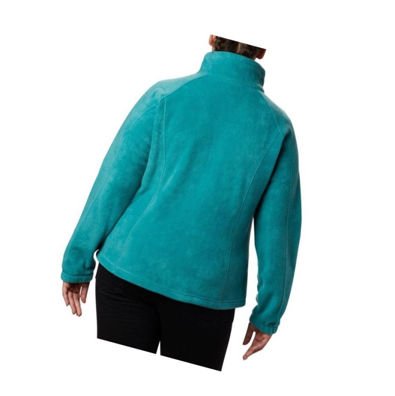 Columbia Benton Springs Full Zip Plus Size Mont Kadın Açık Yeşil | 74528-TXAJ
