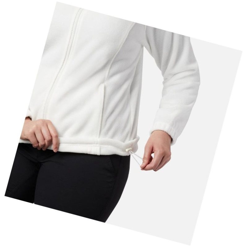 Columbia Benton Springs Full Zip Plus Size Mont Kadın Krema | 72358-KPBM