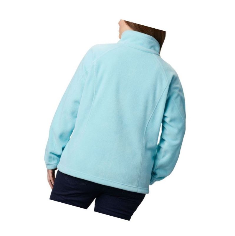 Columbia Benton Springs Full Zip Plus Size Mont Kadın Açık Turkuaz | 87569-ZWXS