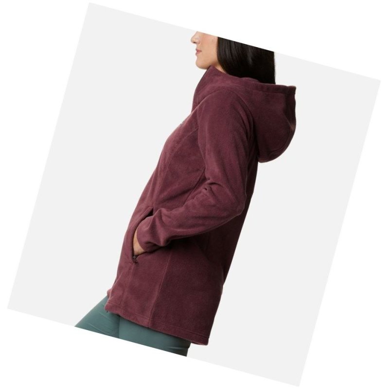 Columbia Benton Springs II Long Kapşonlu Kadın Bordo | 87439-IYHA