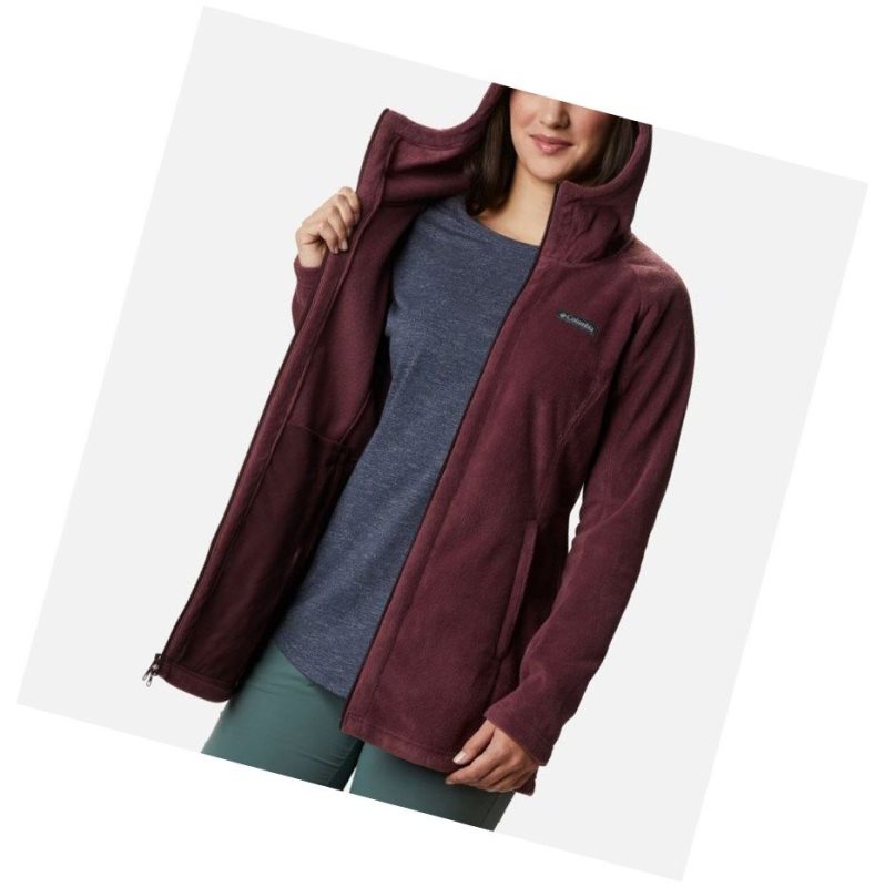 Columbia Benton Springs II Long Kapşonlu Kadın Bordo | 87439-IYHA