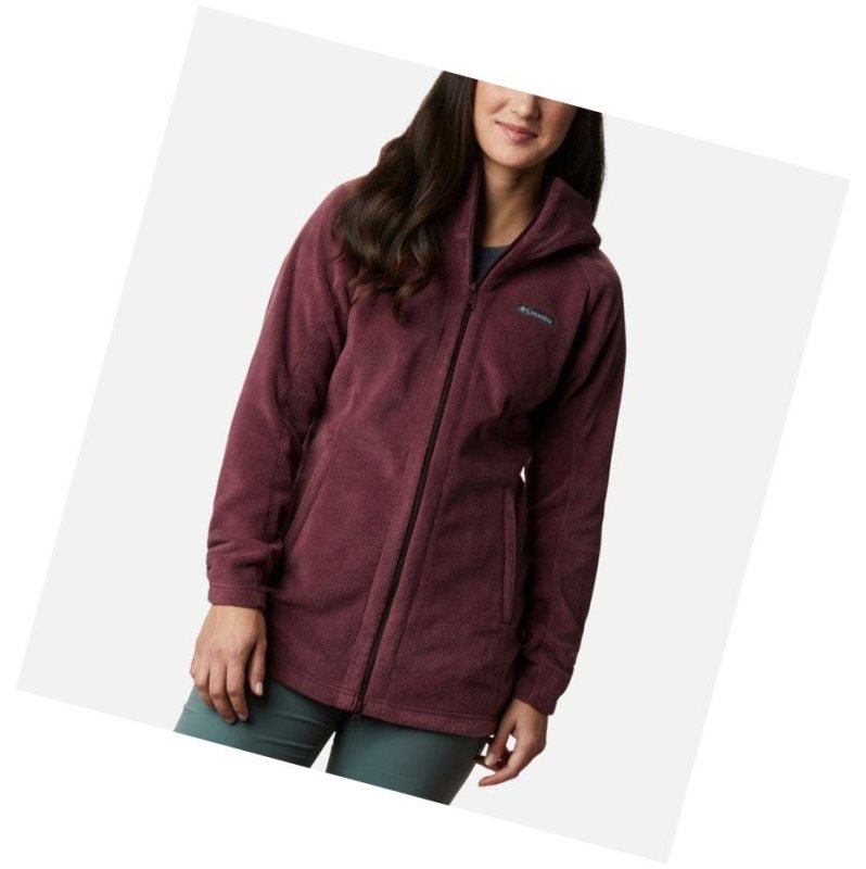 Columbia Benton Springs II Long Kapşonlu Kadın Bordo | 87439-IYHA