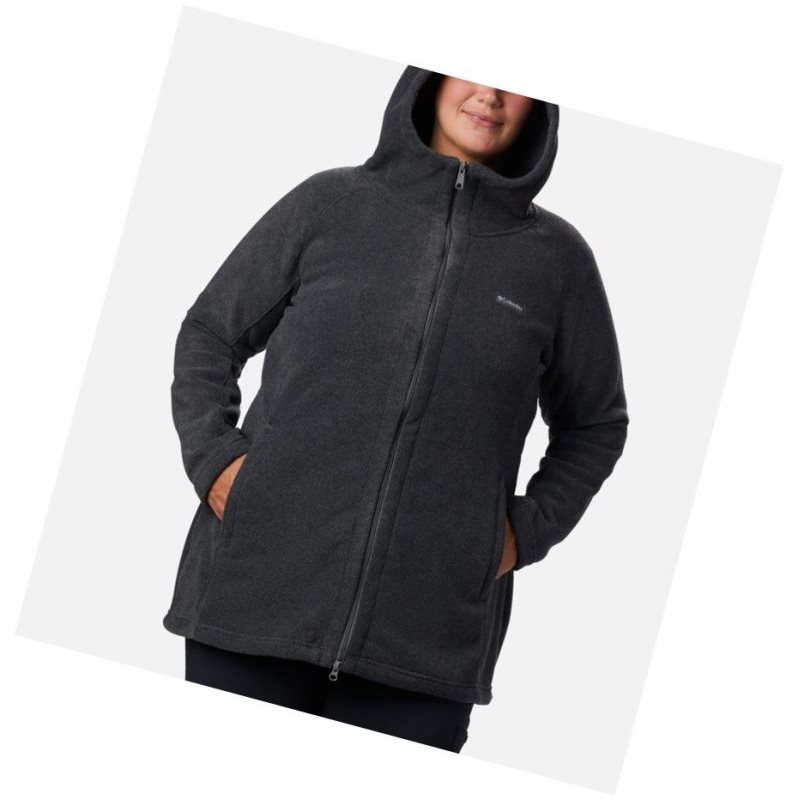 Columbia Benton Springs II Long Plus Size Kapşonlu Kadın Gri | 72418-DTNV