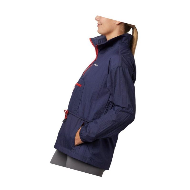 Columbia Berg Lake Anorak Mont Kadın Lacivert | 01384-LVIQ