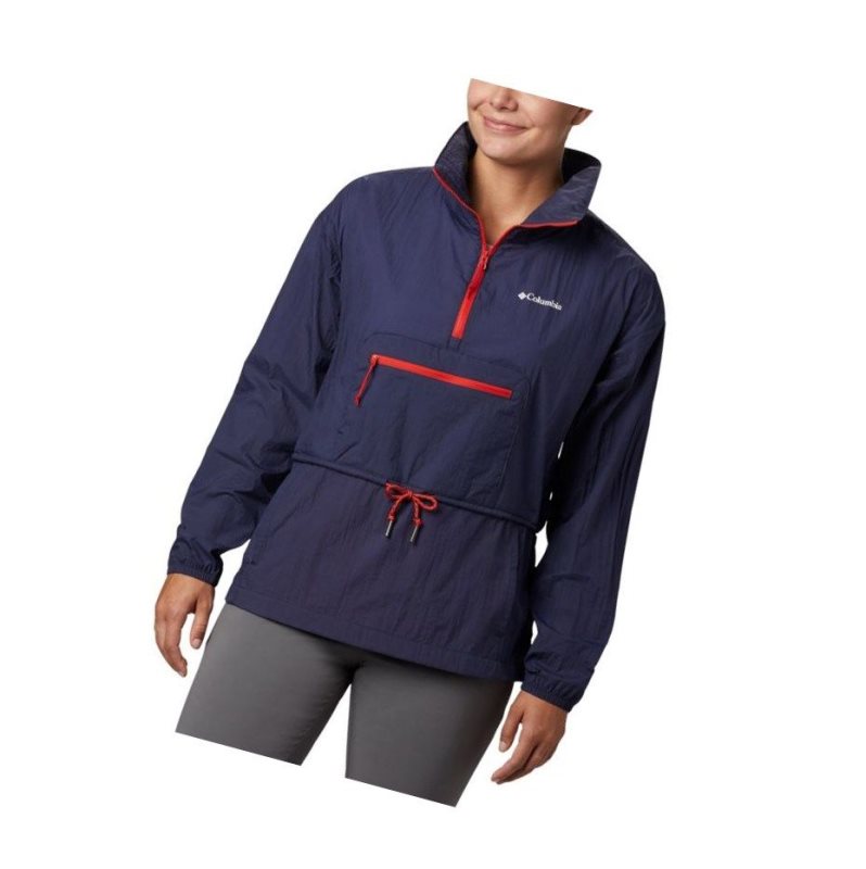 Columbia Berg Lake Anorak Mont Kadın Lacivert | 01384-LVIQ