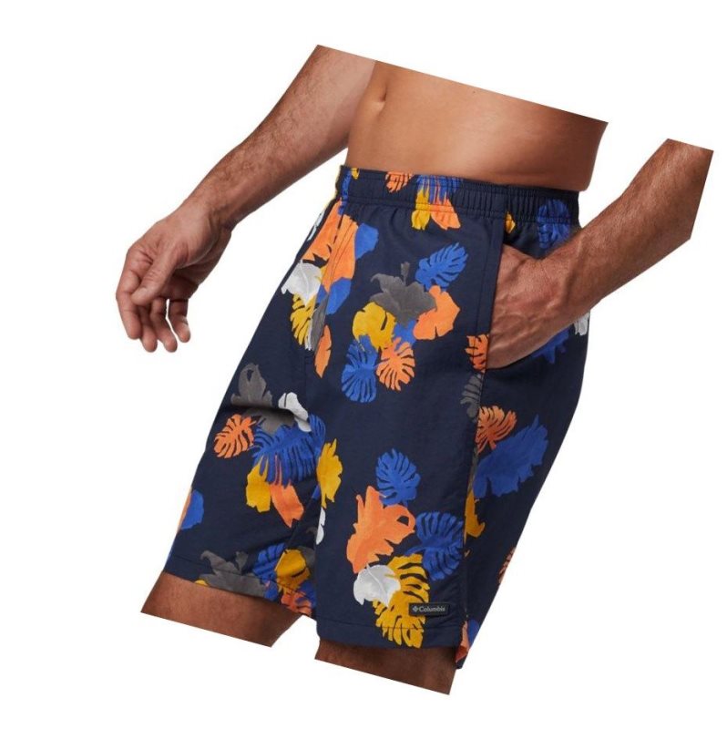 Columbia Big Dippers Water Big Şort Erkek Lacivert | 02789-UGXE