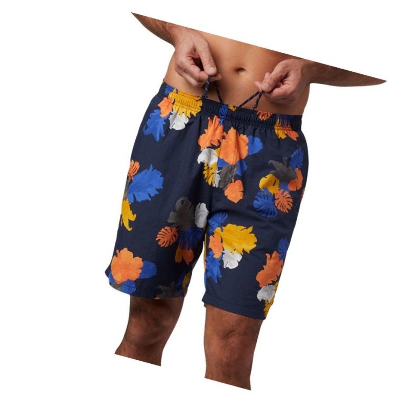Columbia Big Dippers Water Big Şort Erkek Lacivert | 02789-UGXE